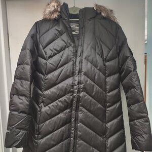 Eddie Bauer Women's Crystal Ridge Down Parka Black Size Medium
